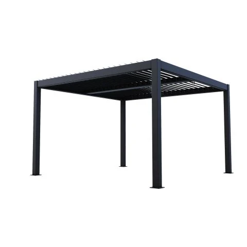 Jabo Tylösand 3×4 m, antracitgrå lamellpergola