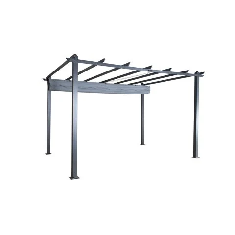 Venture Home Lazio 9368-404, svart aluminiumpergola